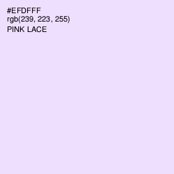 #EFDFFF - Pink Lace Color Image